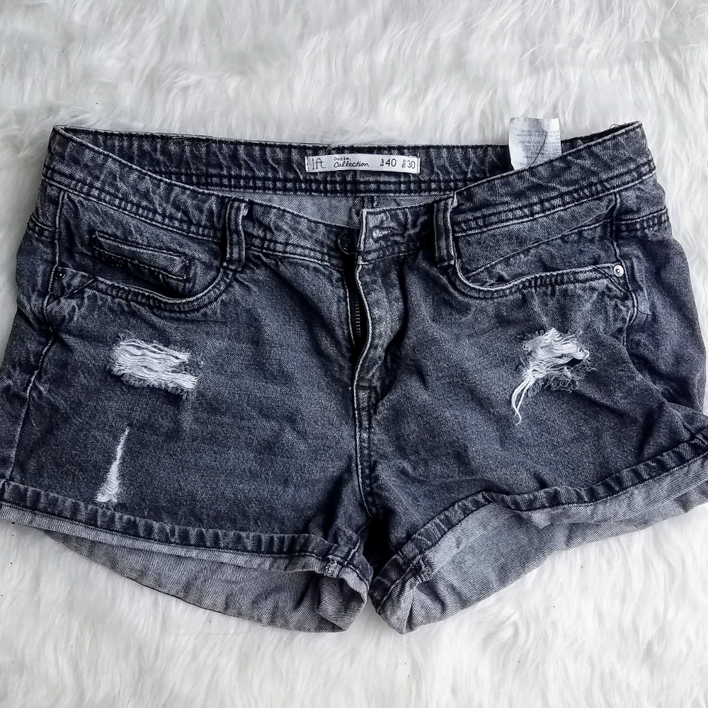 LFT denim collection distressed shorts size medium